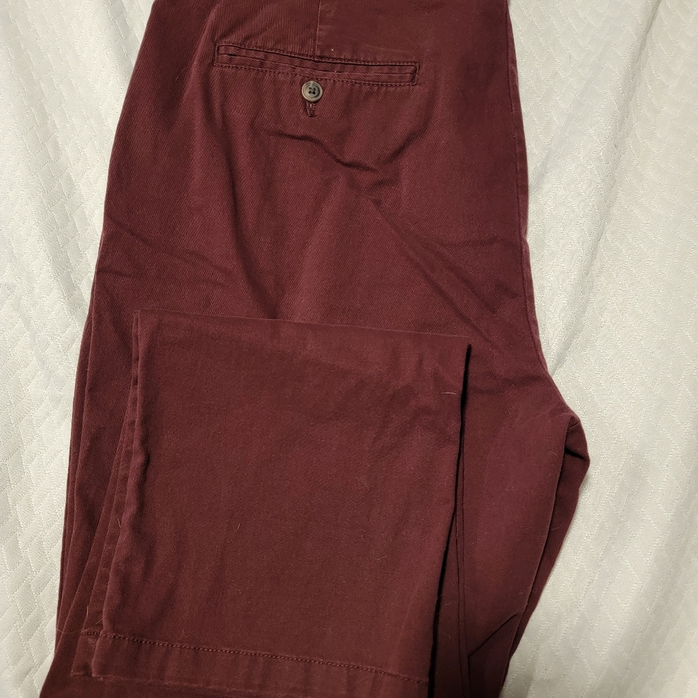 Maroon chinos